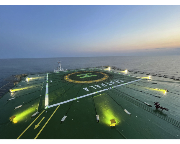 Td Pm Circle H Offshore Helideck System With Led Panels